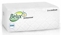 Полотенца бумажные "BELUX" в пачках V сложения, 2-сл, 200 листов