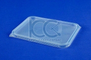 Крышка для пластикового контейнера Полиэр прозрачная внешняя 179 x 132 мм