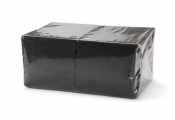 Салфетки бумажные Биг-Пак 1-слойные 24 х 24 см 400 листов черные