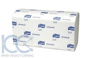 Бумажные полотенца листовые TORK Universal ZZ сложения 1-слойные 300 листов (290158)
