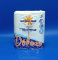Бумажные полотенца рулонные Мягкий Знак DeLux 2-слоя 2-рулона белые