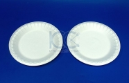 Тарелка одноразовая пластиковая для горячего белая (ВПС) 205 мм