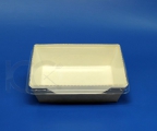 ЭКО-Упаковка для салатов картонная одноразовая с крышкой 400мл