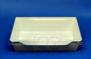 ЭКО-Упаковка для салатов картонная одноразовая с крышкой 1000мл